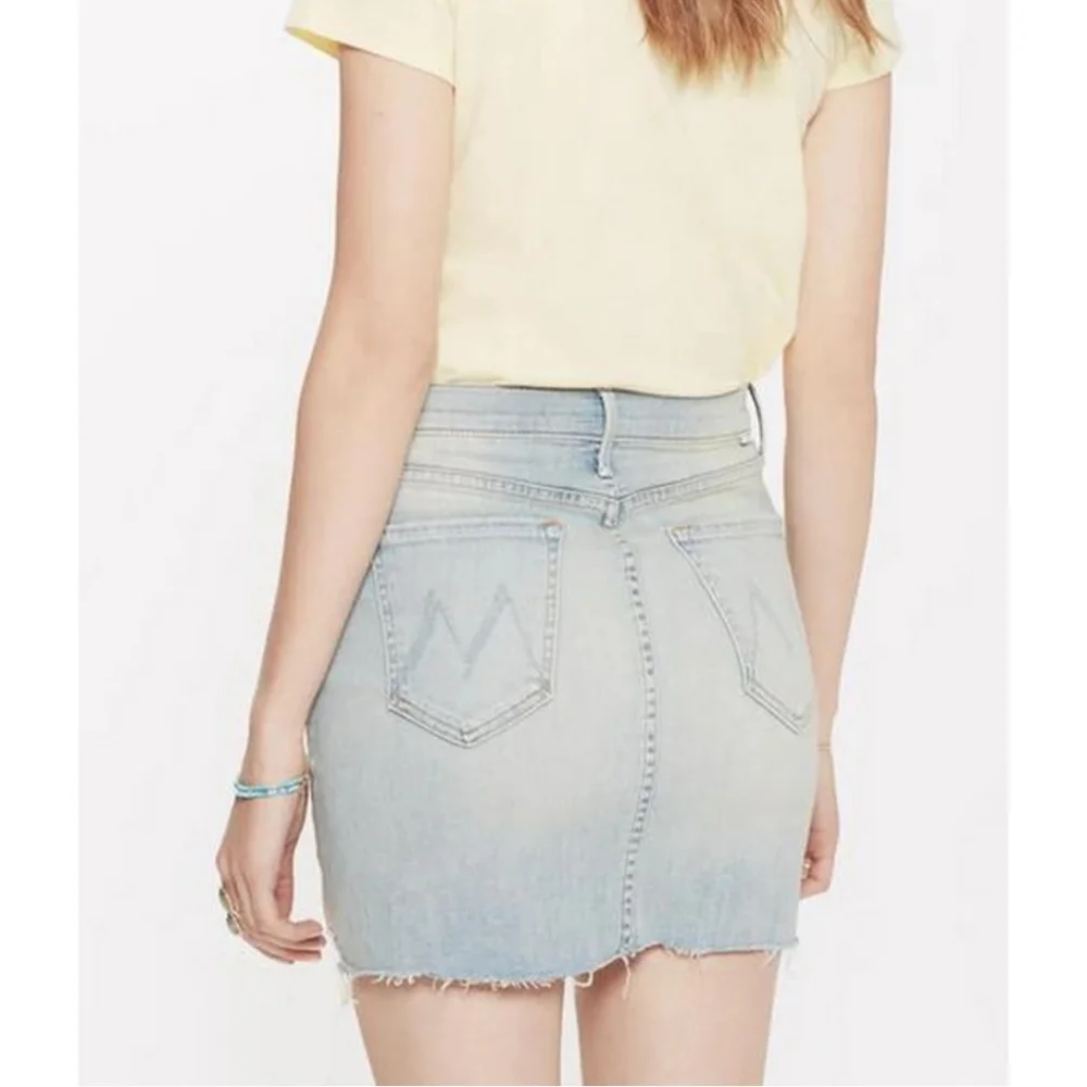 MOTHER The Sacred Mini Fray Skirt. Size 27. Good preowned condition.